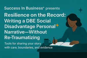 Success In Business® presents Resilience on the Record